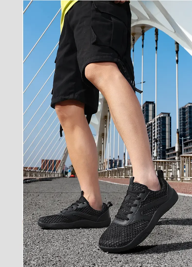 New Men Wide Toe Barefoot Shoes Outdoor Trail Fashion Unisex Running Women Walking Shoes Lightweight and Breathable Minimalist