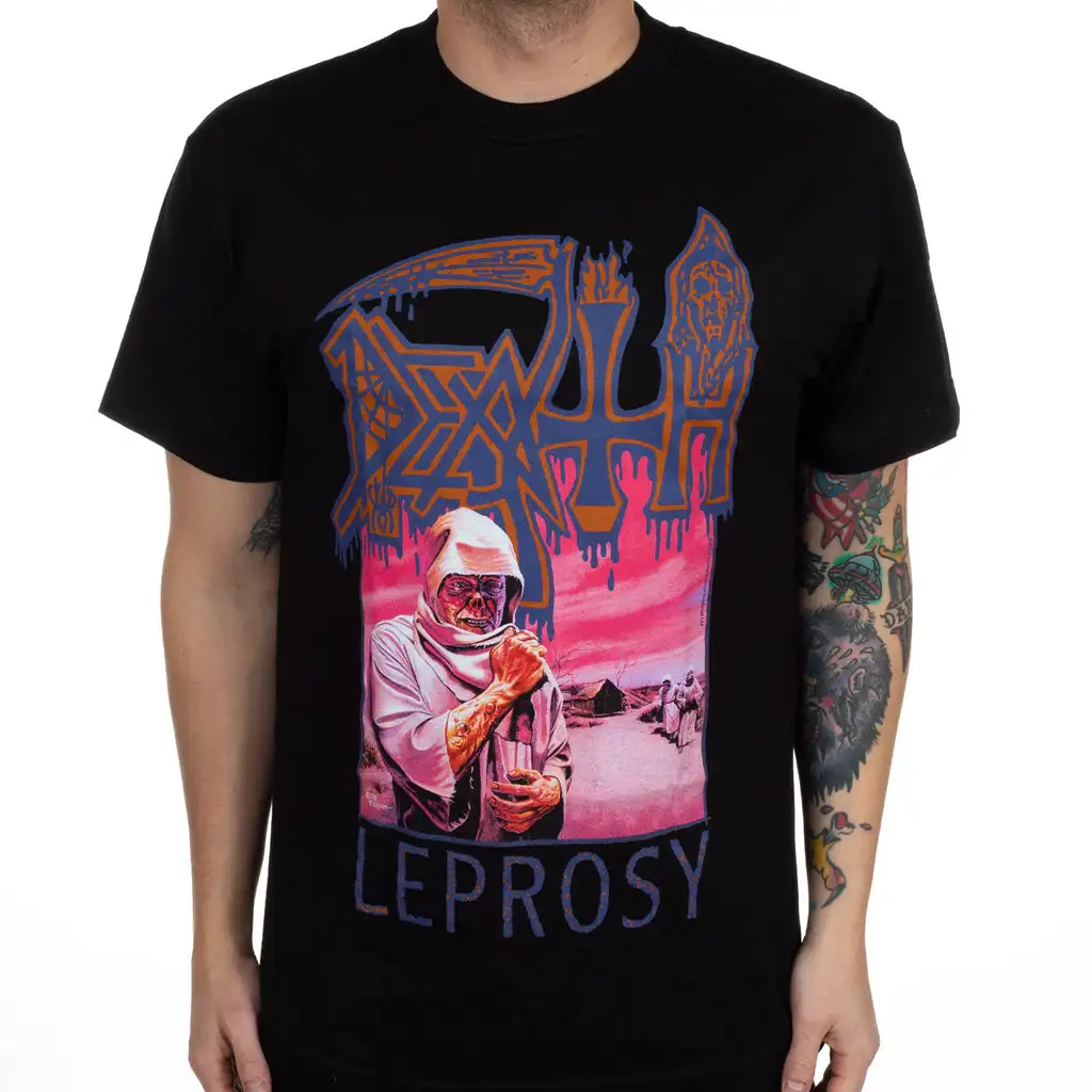 2026 DEATH Band Graphic Cotton T-shirt Unisex Summer Short Sleeve Fashion Brand Tee Luxury Casual Vintage Retro Top