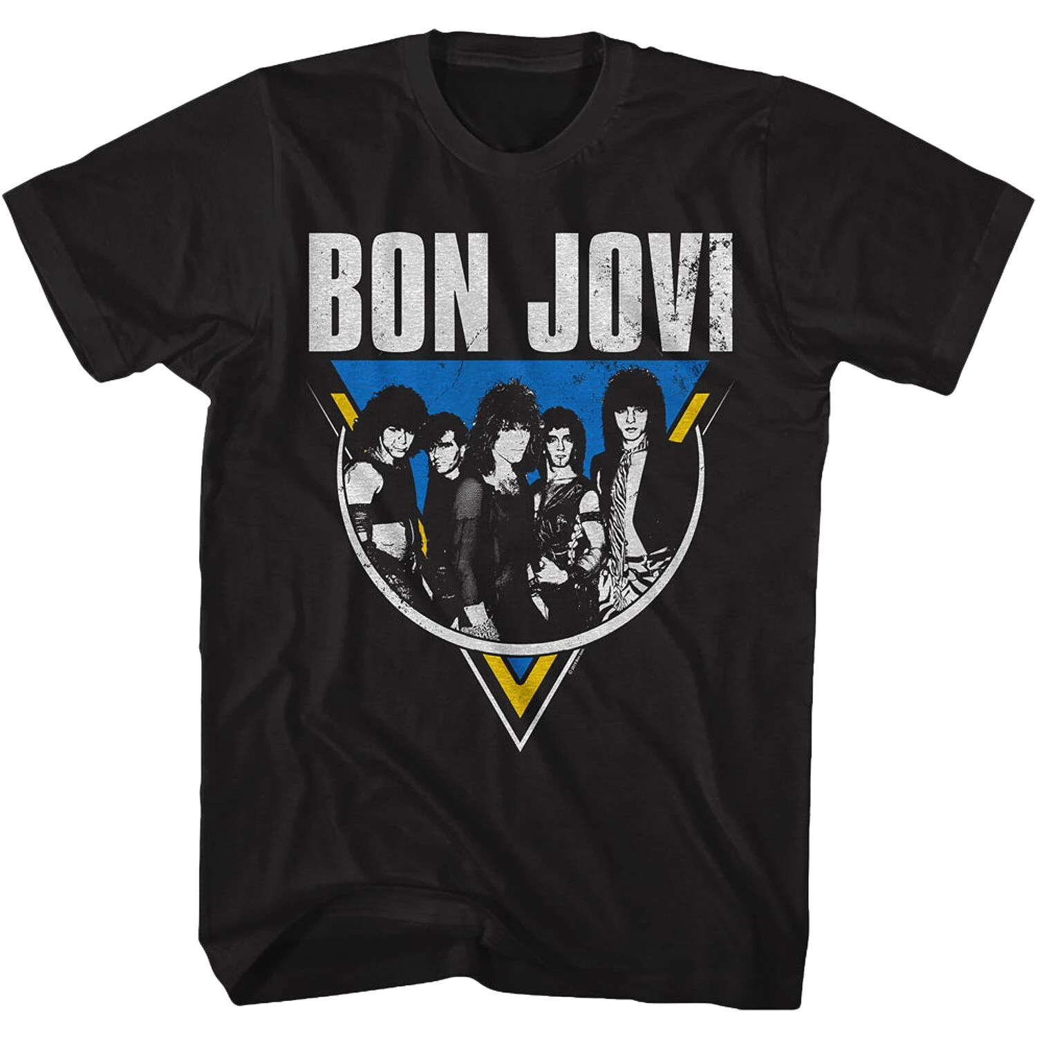 Metal Bon Jovi Rock Band Casual T-Shirt Men's and Women's Luxury Band Brand Top 2026 New Band