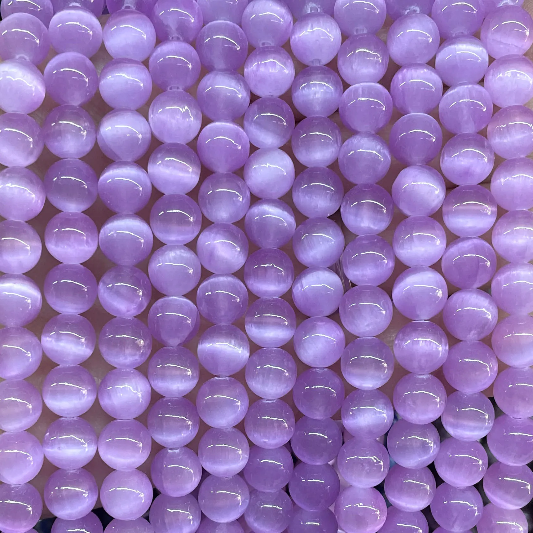6MM 8MM 10MM Natural Gemstone Colorful Selenite Stone Loose Round Spacer Beads For Jewelry Making Diy Bracelet Necklace Earrings