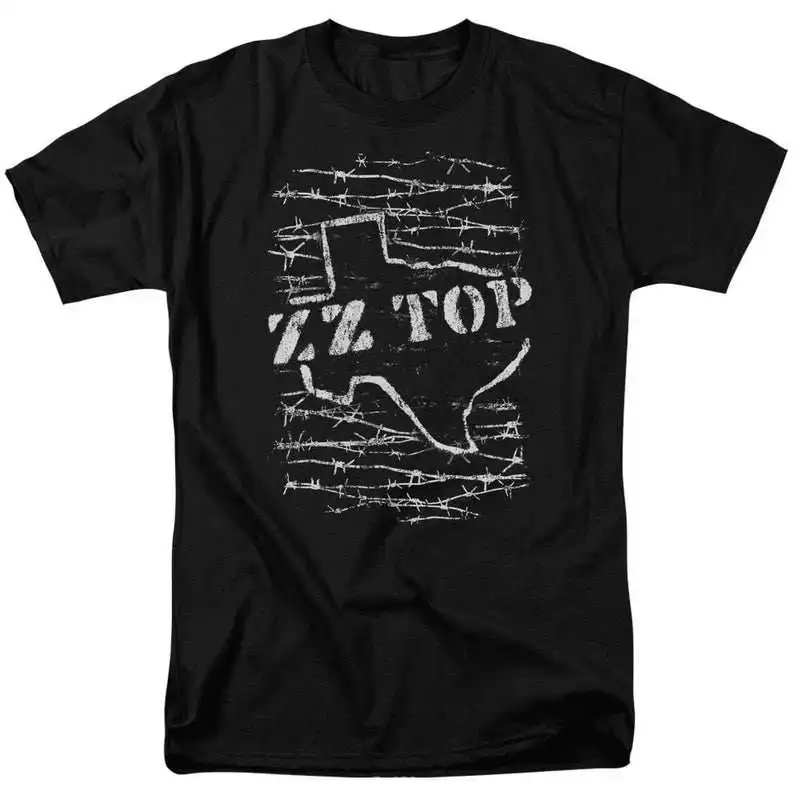 ZZTOP Band 1999 Retro Wrench Pattern Retro Blues Casual T-Shirt Men's and Women's Luxury Brand