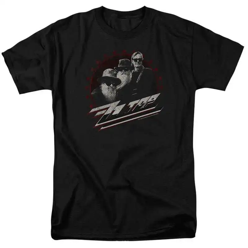 ZZTOP Band 1999 Retro Wrench Pattern Retro Blues Casual T-Shirt Men's and Women's Luxury Brand