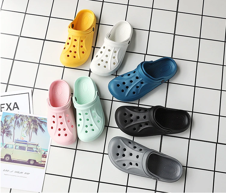 Soft-soled Women Sandals 2023 Summer Clogs Ladies Beach Green Shoes EVA Lightweight Sandles Flat Unisex Colorful Shoe Sandalias