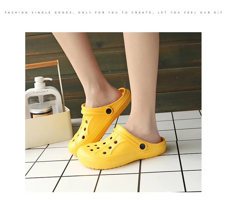 Soft-soled Women Sandals 2023 Summer Clogs Ladies Beach Green Shoes EVA Lightweight Sandles Flat Unisex Colorful Shoe Sandalias