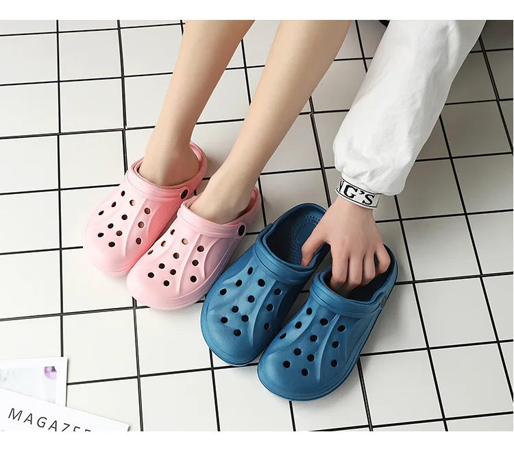 Soft-soled Women Sandals 2023 Summer Clogs Ladies Beach Green Shoes EVA Lightweight Sandles Flat Unisex Colorful Shoe Sandalias