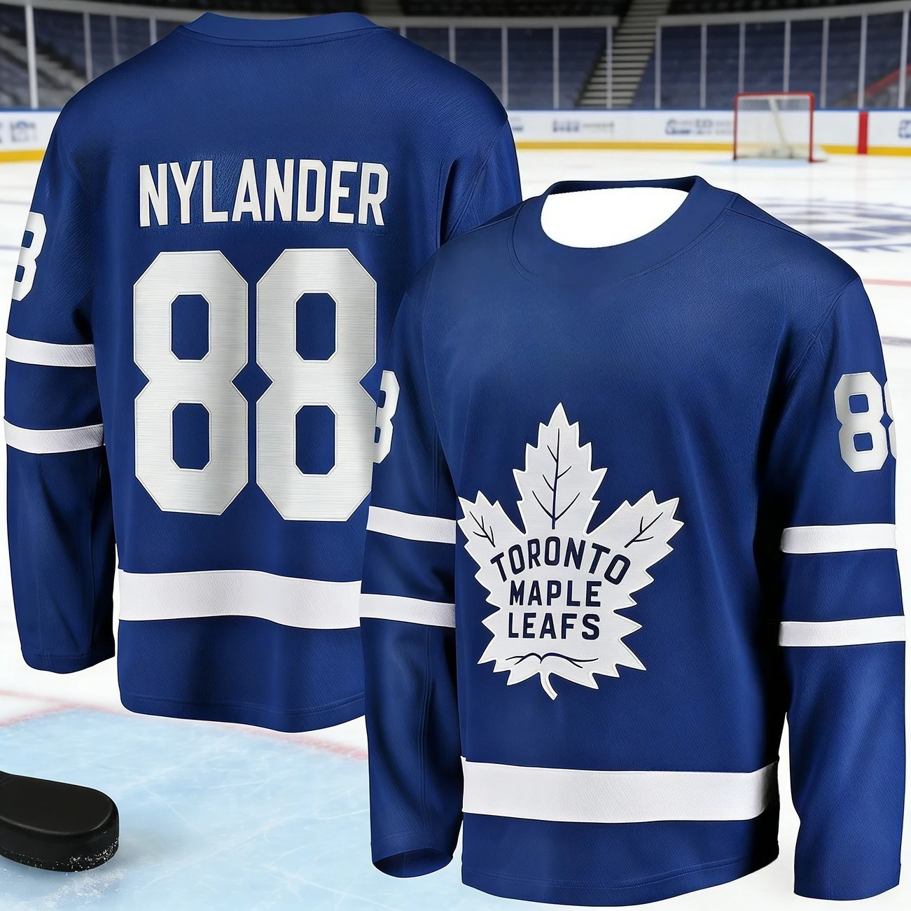 2026 Men's New Toronto Ice Hockey Training Jersey with 3D Print, Breathable, Moisture-Wicking Long-Sleeved T-Shirt Kids