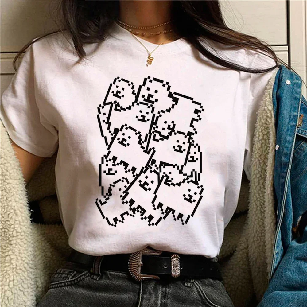 Undertale T-shirts Women Designer Comic Tshirt Girl Harajuku Clothes