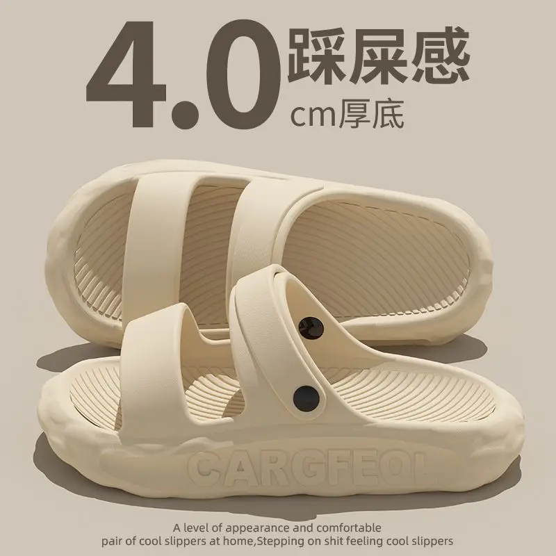 Men's 2026 Summer Outdoor Slippers Non Slip Thick Bottom EVA Slides Men Comfortable Soft Sole Sport Sandals Fishing Shoes 38-45