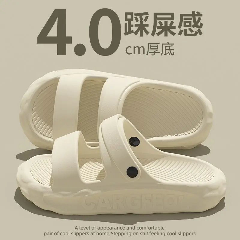 Men's 2026 Summer Outdoor Slippers Non Slip Thick Bottom EVA Slides Men Comfortable Soft Sole Sport Sandals Fishing Shoes 38-45