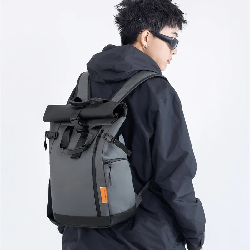 Unisex Fashionable Minimalist Large Capacity Waterproof Backpack Portable College School Bag Trendy Designer Backpack for Men