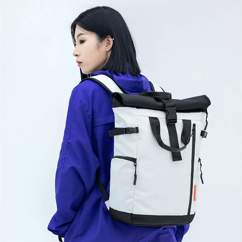 Unisex Fashionable Minimalist Large Capacity Waterproof Backpack Portable College School Bag Trendy Designer Backpack for Men