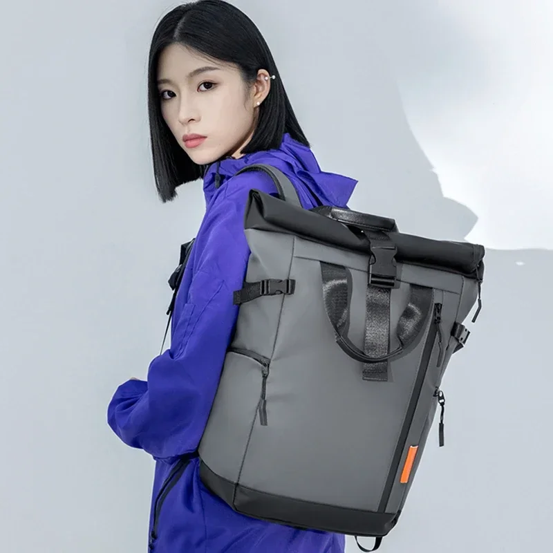 Unisex Fashionable Minimalist Large Capacity Waterproof Backpack Portable College School Bag Trendy Designer Backpack for Men