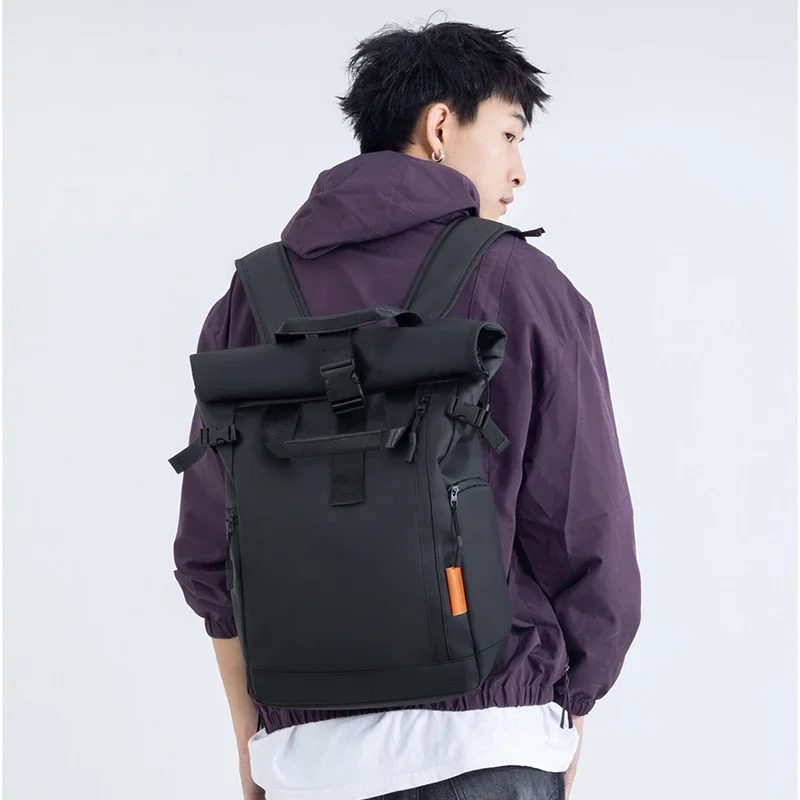 Unisex Fashionable Minimalist Large Capacity Waterproof Backpack Portable College School Bag Trendy Designer Backpack for Men