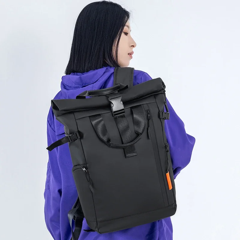 Unisex Fashionable Minimalist Large Capacity Waterproof Backpack Portable College School Bag Trendy Designer Backpack for Men