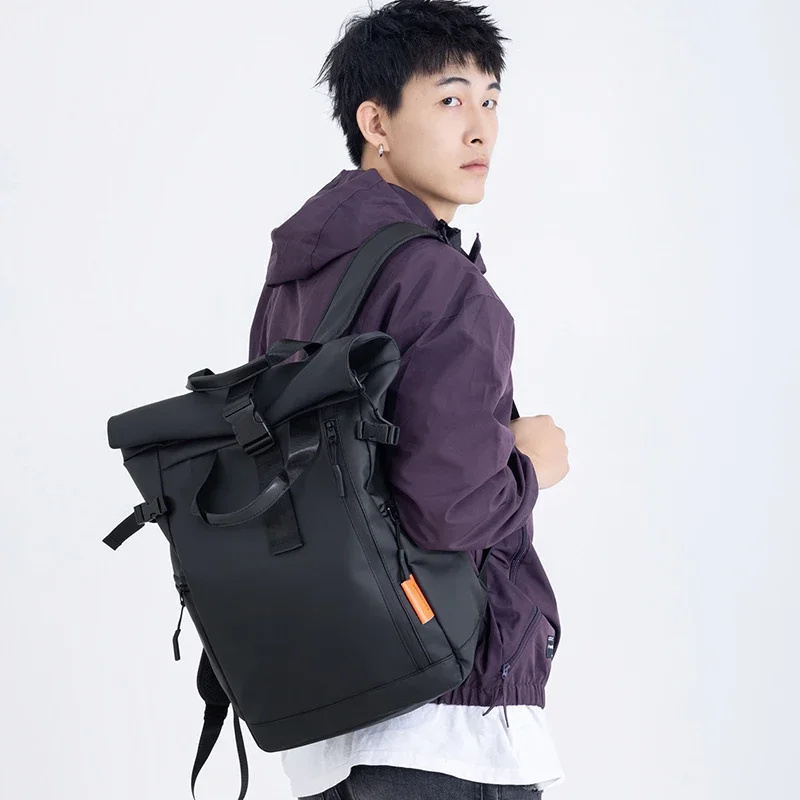 Unisex Fashionable Minimalist Large Capacity Waterproof Backpack Portable College School Bag Trendy Designer Backpack for Men