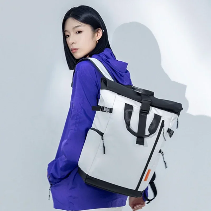 Unisex Fashionable Minimalist Large Capacity Waterproof Backpack Portable College School Bag Trendy Designer Backpack for Men