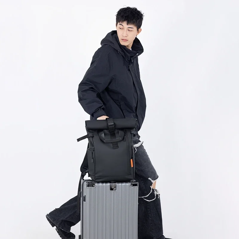Unisex Fashionable Minimalist Large Capacity Waterproof Backpack Portable College School Bag Trendy Designer Backpack for Men