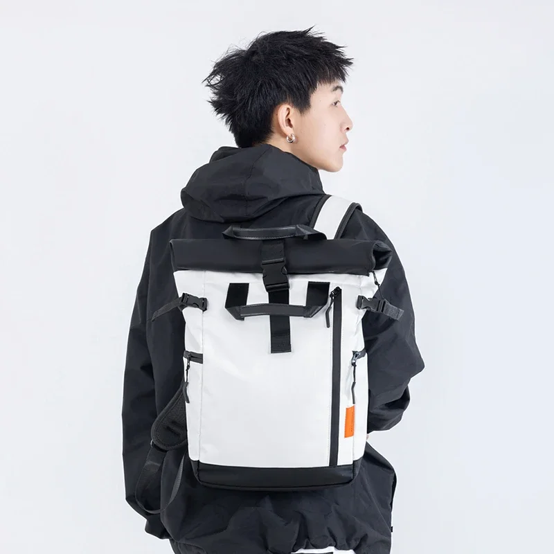 Unisex Fashionable Minimalist Large Capacity Waterproof Backpack Portable College School Bag Trendy Designer Backpack for Men