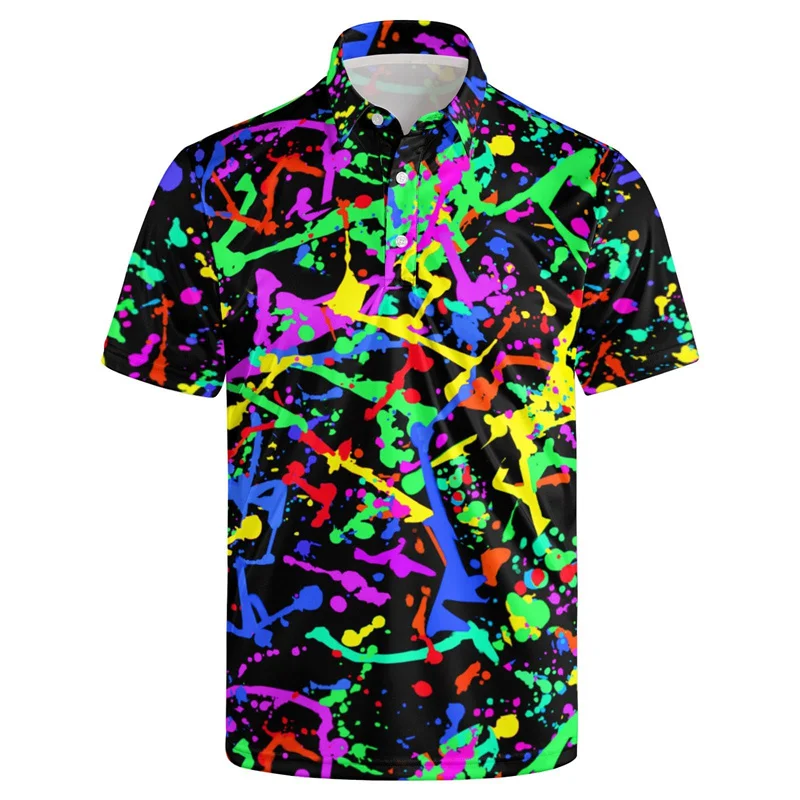 2026 Summer Hot Selling Retro Collar Shirt Street Short Sleeve Top Men's Breathable Button T-shirt