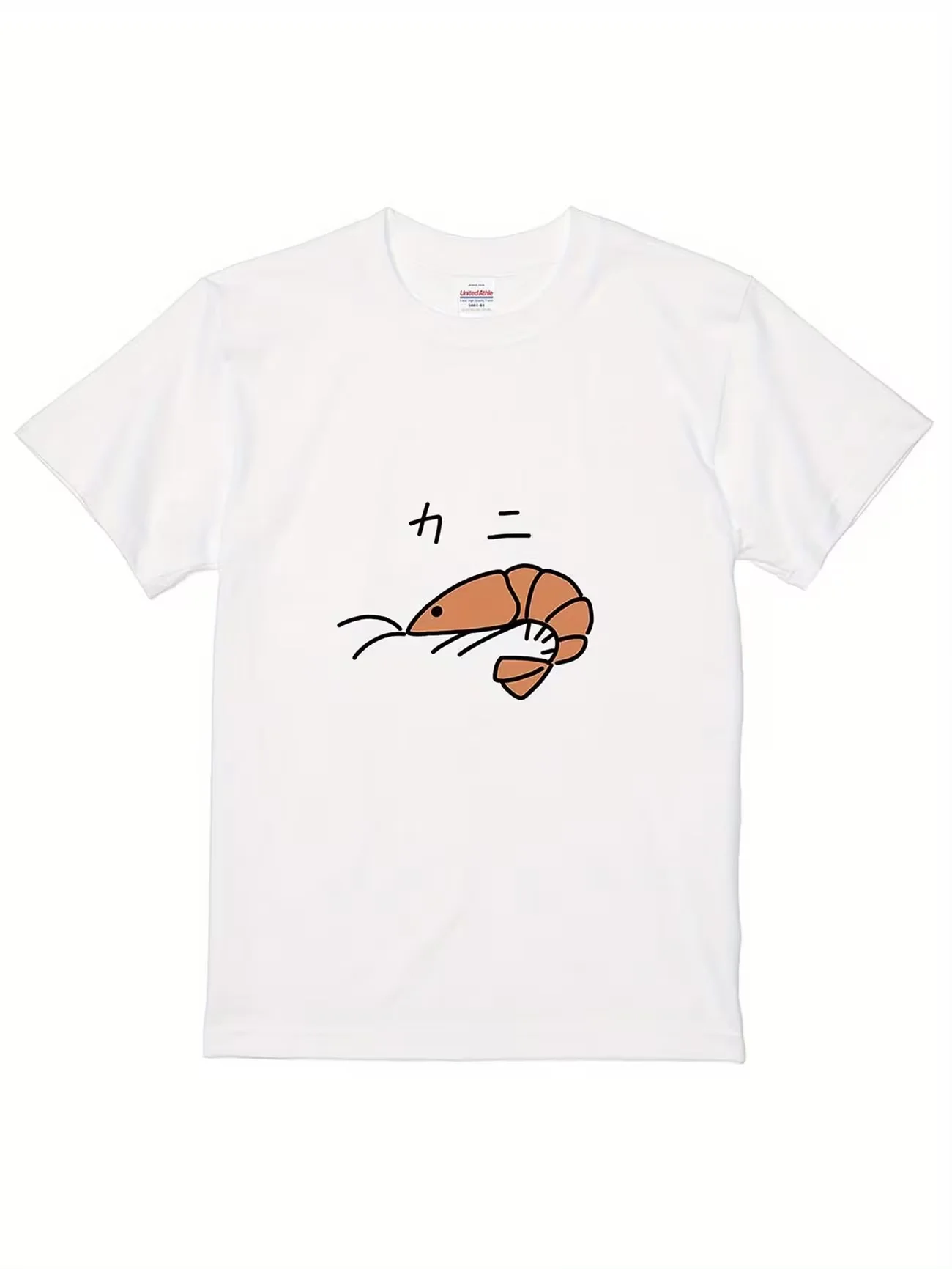 Funny Crayfish Pose Graphic T Shirt Women Men Summer Casual Short Sleeve Crew Neck Loose Tee Kawaii Lobster Animal Print Top