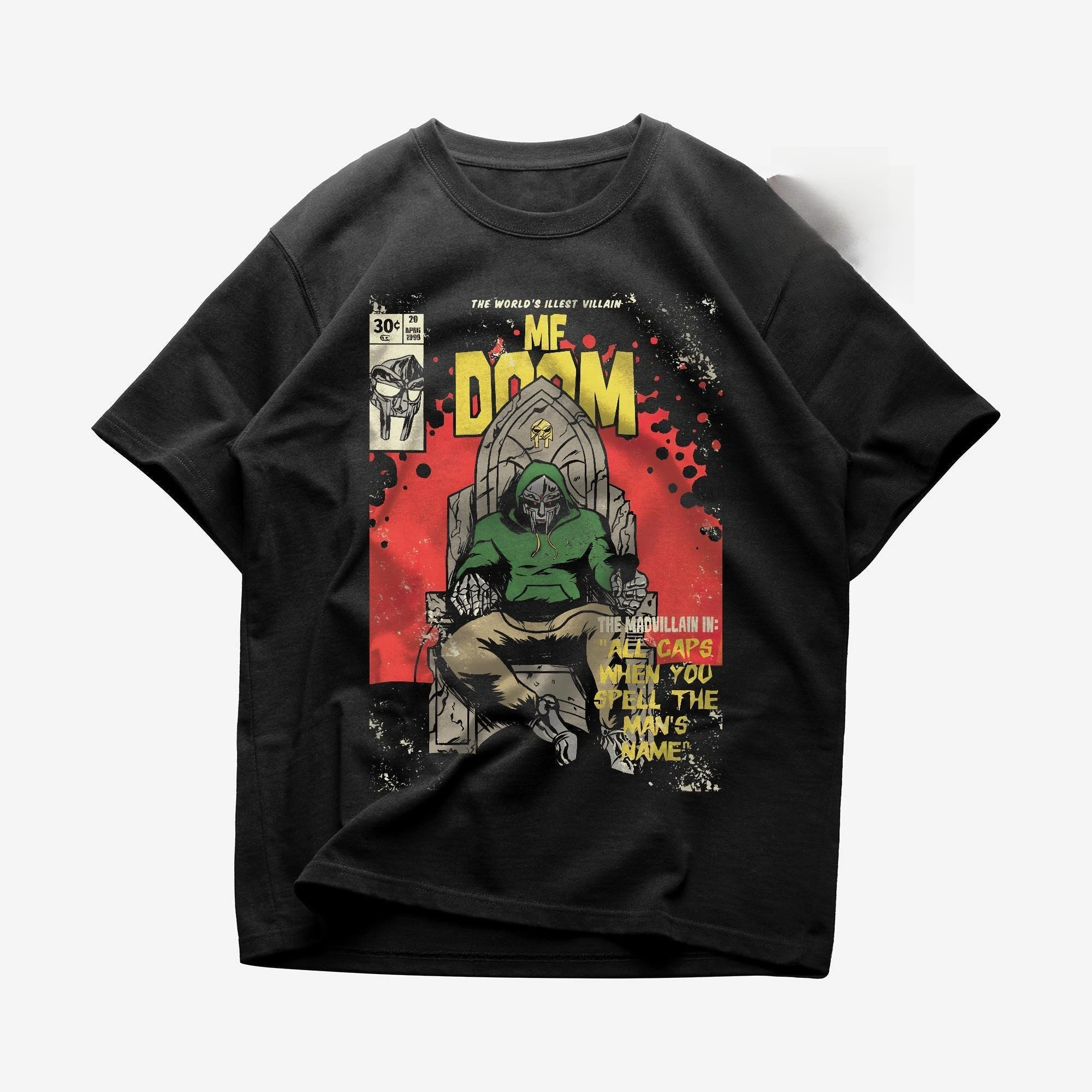 MF Doom T-shirts - Rap Music T-shirts - Madvillainy Demos Album - MF Doom Album- MF Doom Merchandise Unisex Rapper Apparel