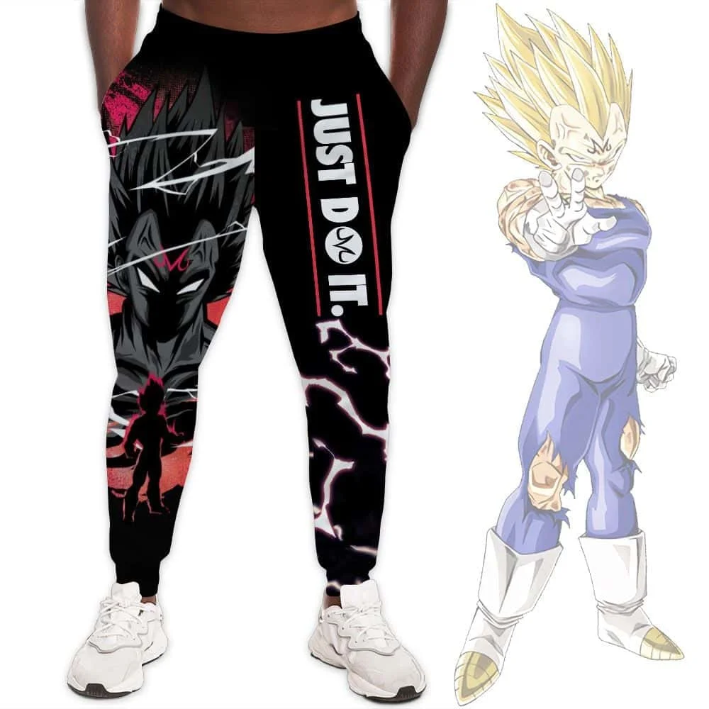 #Dragon Ball Z Wukong # Printed Anime Periphery Casual Loose Quick Drying Men and Women's Summer New Sanitary Pants 3D
