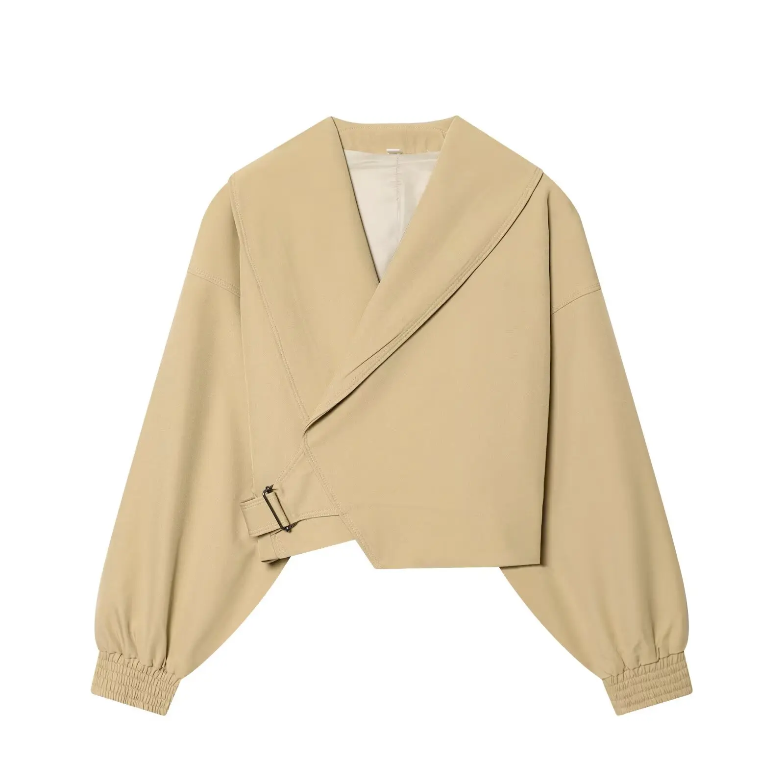 Jackets Spring Women's 2026 New Fashion Bat Sleeves Elegant Women Short Jacket Blouse Chic Joker Youth Holiday Street Warm Coats