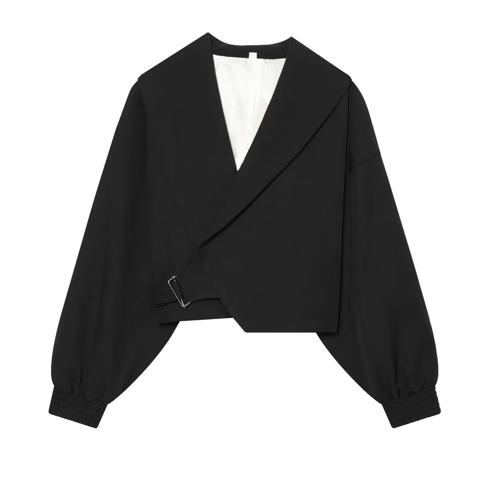 Jackets Spring Women's 2026 New Fashion Bat Sleeves Elegant Women Short Jacket Blouse Chic Joker Youth Holiday Street Warm Coats