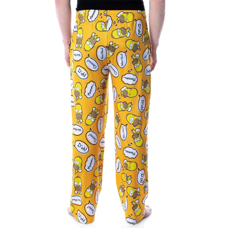 Potdemiel The Simpsons Homer Simpson Bubble Thoughts Adult Kids Pajama Pants Family Summer Quick-drying Comfy Stylish Loungewear
