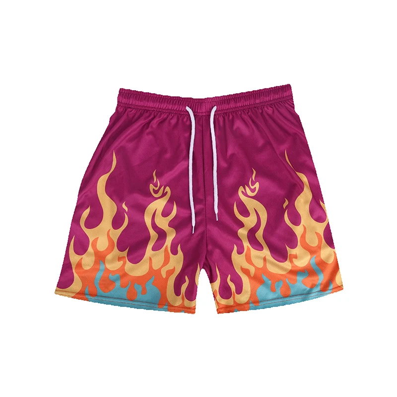 2026 NEW Summer Mesh Basketball Shorts Men sweatpants Quick Drying Loose Sports Shorts Casual Trendy Running Beach Shorts