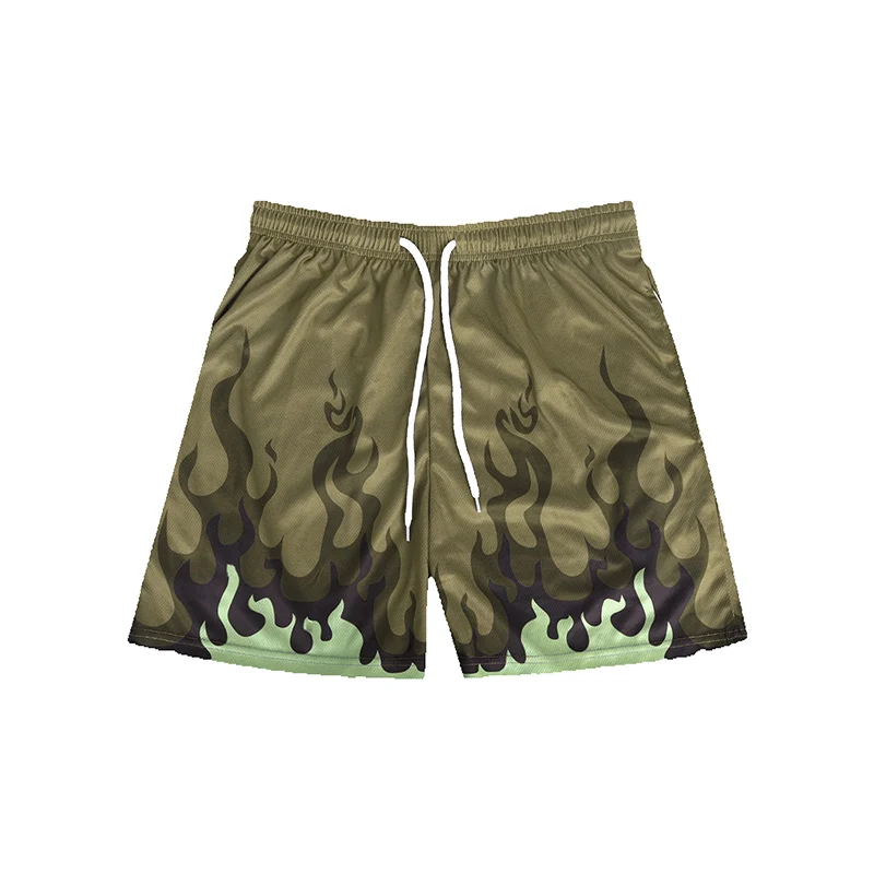 2026 NEW Summer Mesh Basketball Shorts Men sweatpants Quick Drying Loose Sports Shorts Casual Trendy Running Beach Shorts