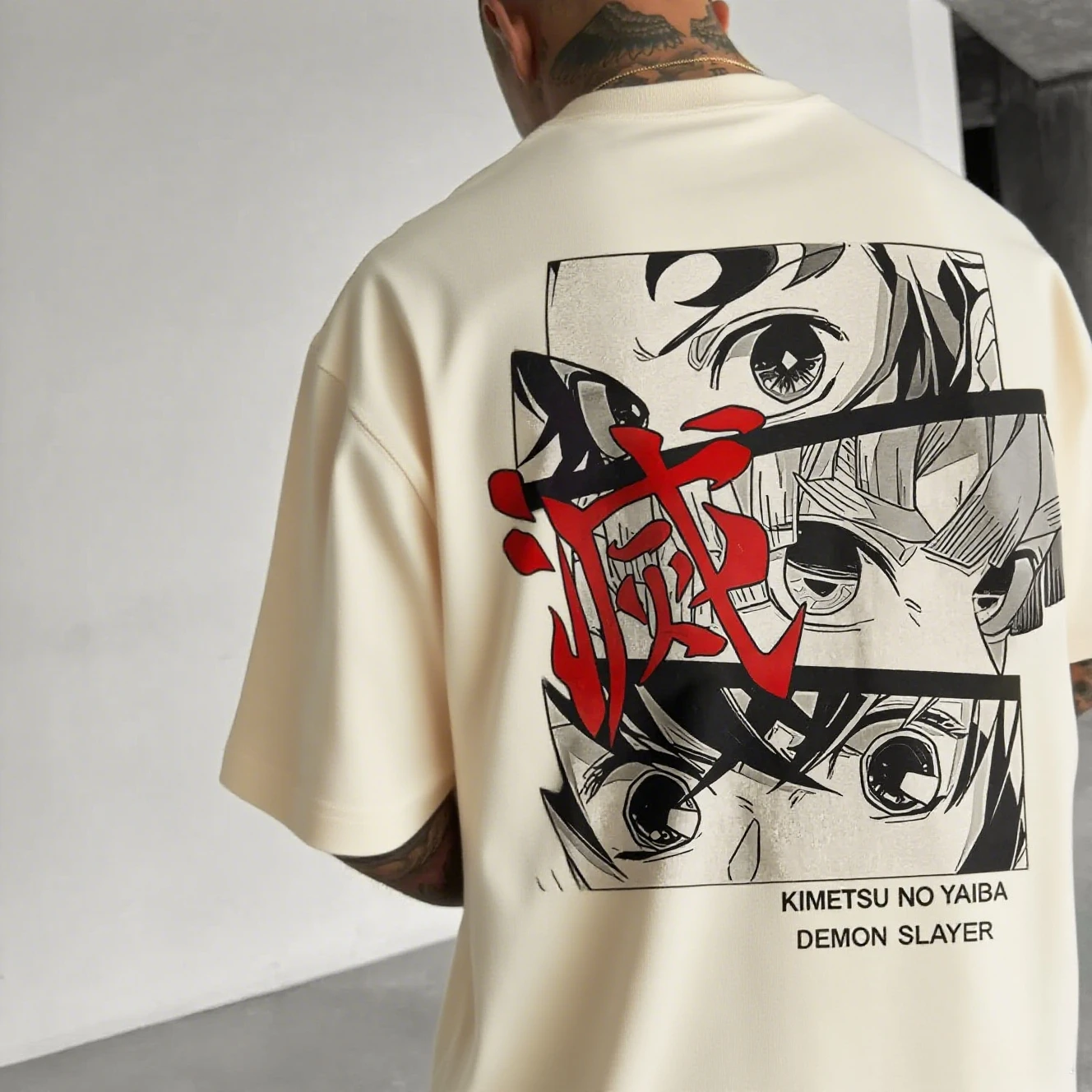 2026 New Men's T-shirt Demon Slayer Anime Print Summer Trendy Women Short Sleeve Graphic Tee Streetwear Casual Tops Y2k Clothes