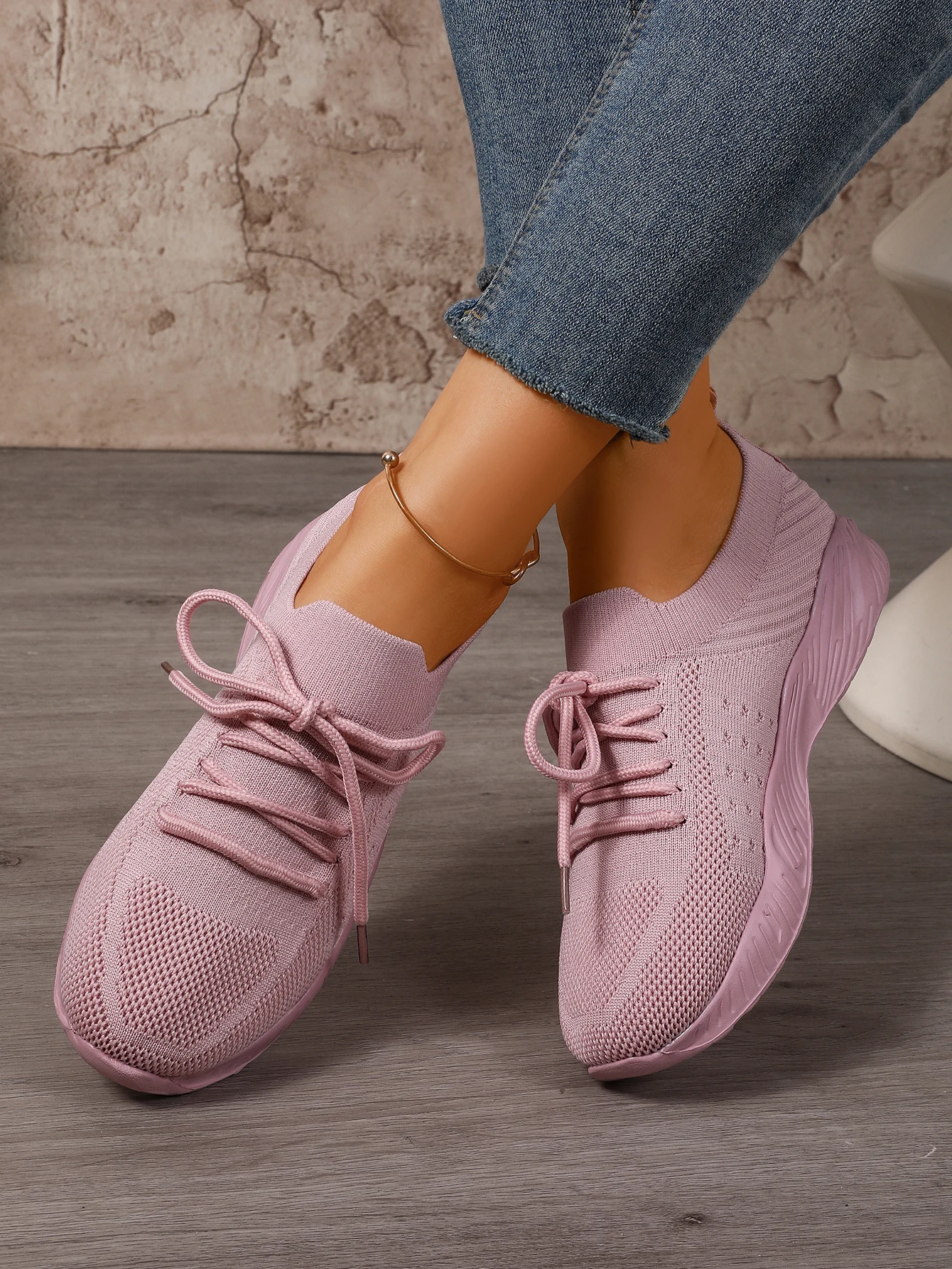 Summer Women Shoes Mesh Breathable Casual Sneakers Lace-Up Vulcanized Shoes Ladies Platform Sport Shoes Female Tennis Shoes