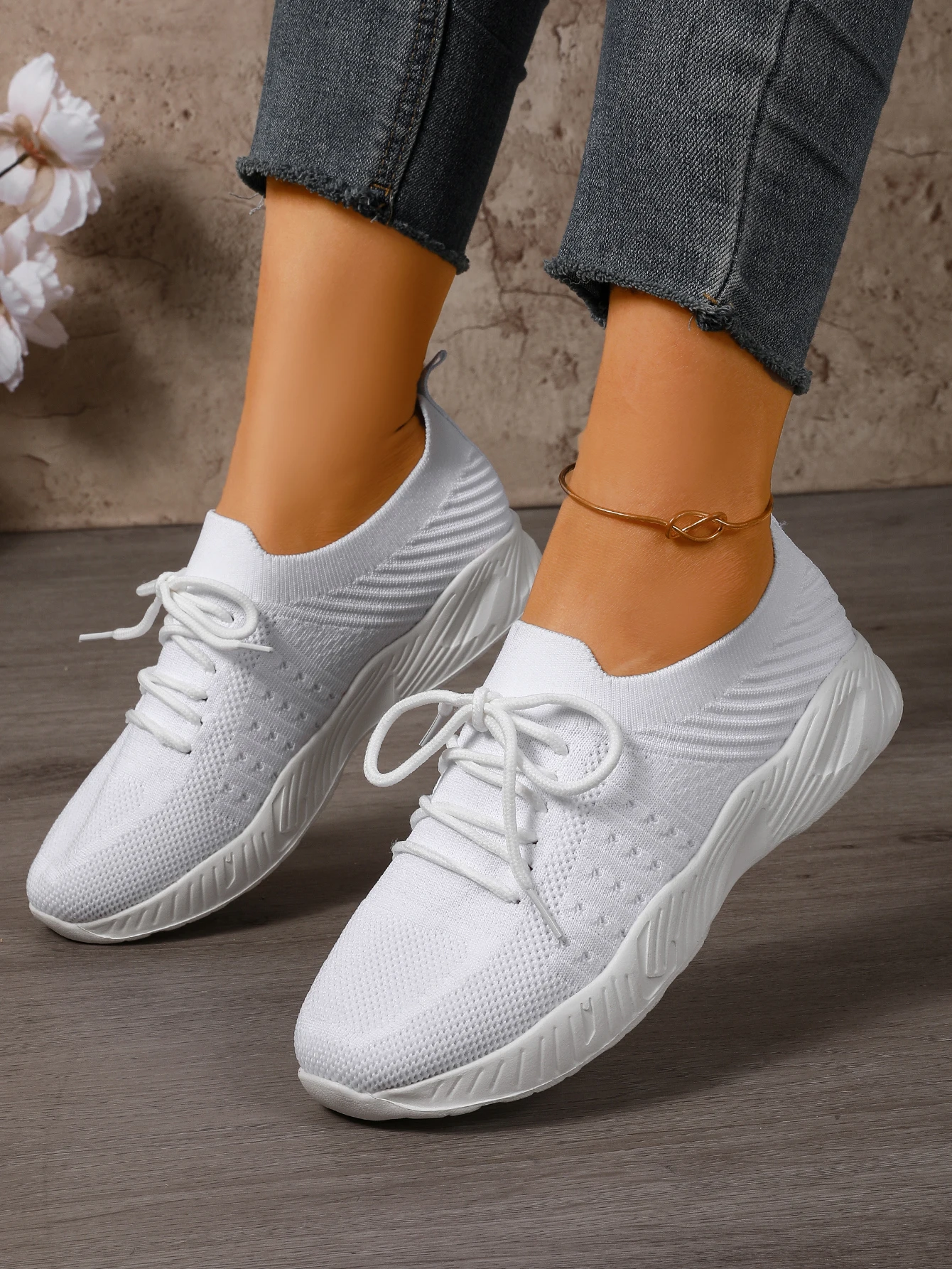 Summer Women Shoes Mesh Breathable Casual Sneakers Lace-Up Vulcanized Shoes Ladies Platform Sport Shoes Female Tennis Shoes