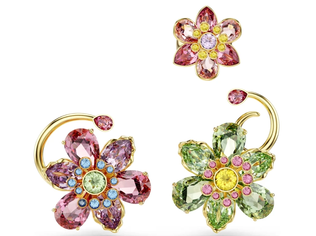 2026 New Luxury High Quality Flower Design Necklace Pendant Earnail Bracelet Jewelry Daily Dress Essential - Fashion Classic