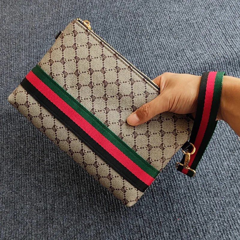 Trendy Fashion Clutch Bag for Men & Women, High Quality Long Wallet Luxury Designer Mobile Phone Bag