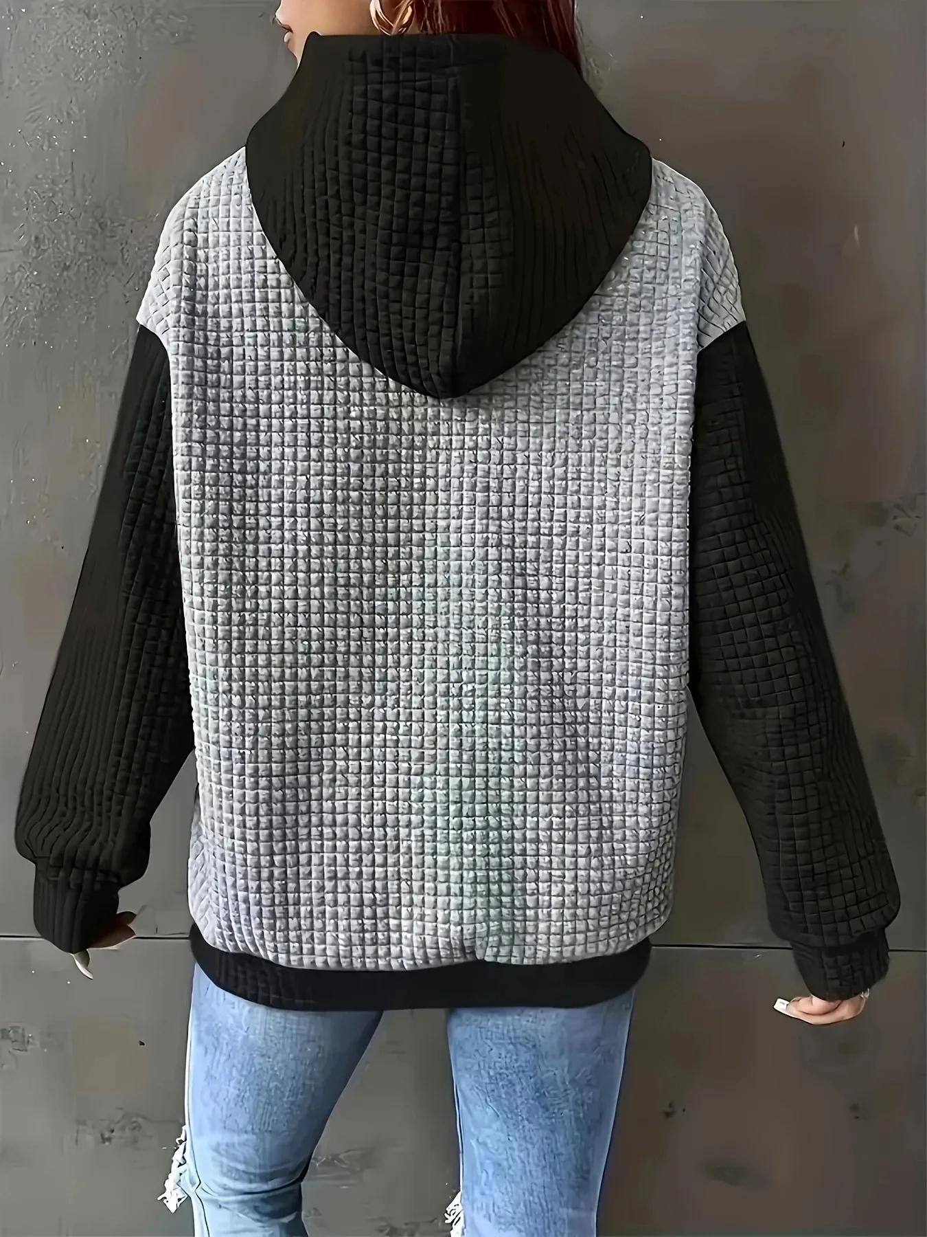 Spring and Autumn fashion loose casual pullover hooded versatile hoodie women's clothing