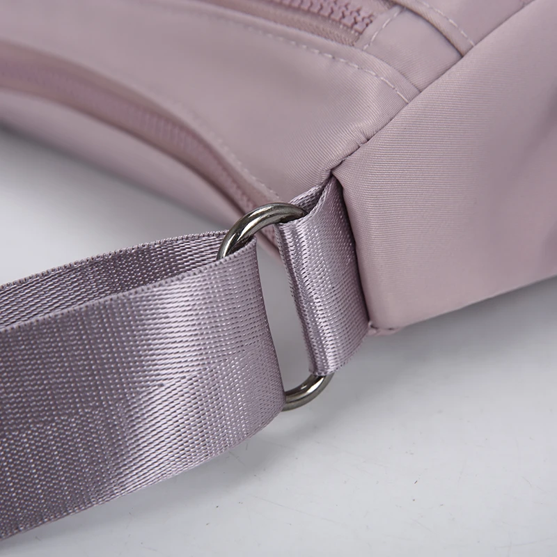 Multi-Pocket Waterproof Nylon Mom Bag Large Capacity Travel Handbag Simple Oxford Shoulder Purse for Women Ladies Daily Use