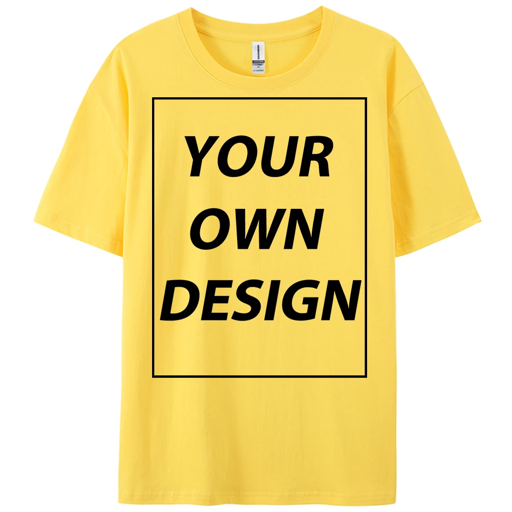 Personalized Custom Print 21 Color Fashion Short Sleeve Man Cotton O-Neck T Shirt Casual Team Street Clothes Breathable Work Top
