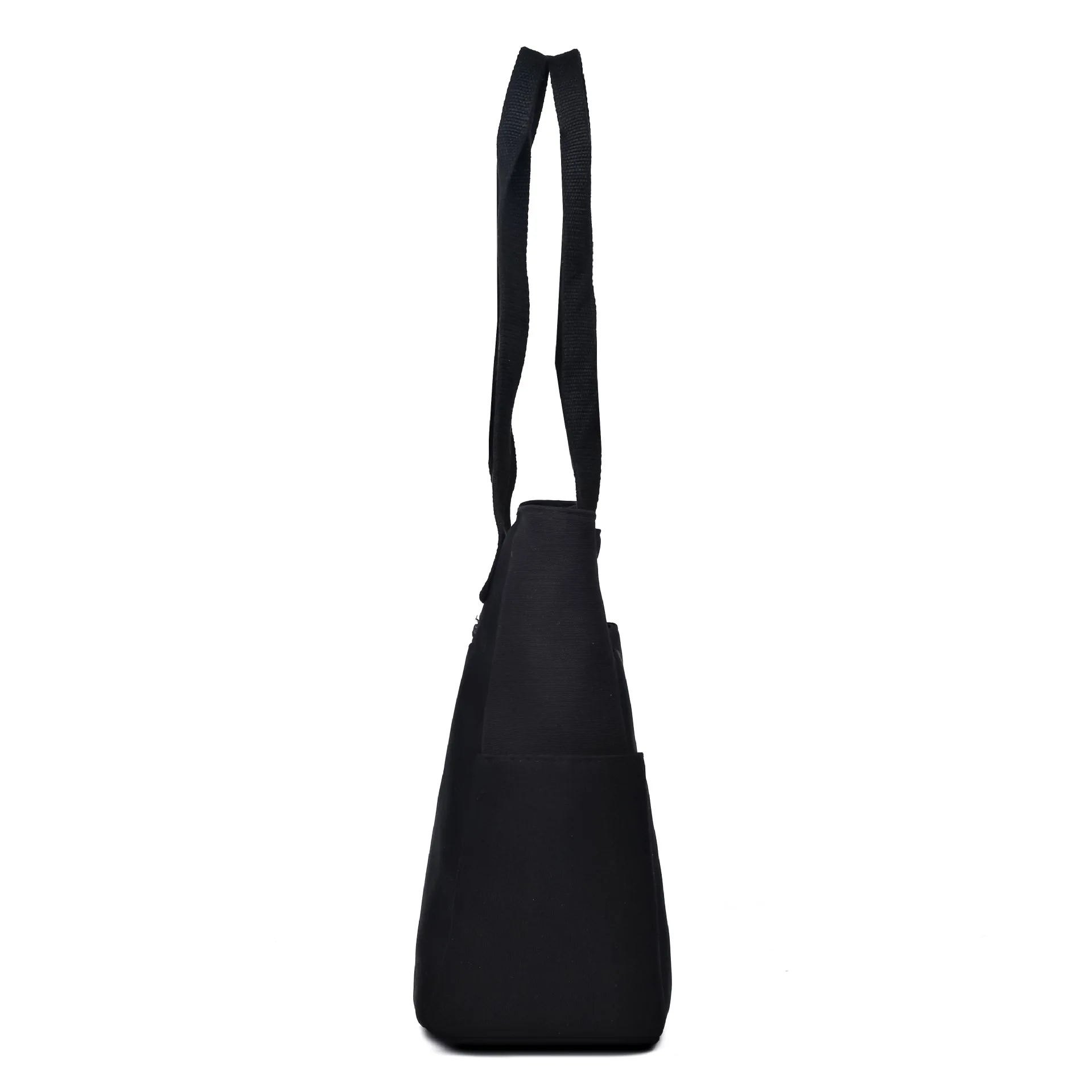 Women Oxford cloth Tote Bag Large Capacity Shoulder Bag Embroidery Handbag Multi Pocket Zipper Shopper School Bag Shopping Bag