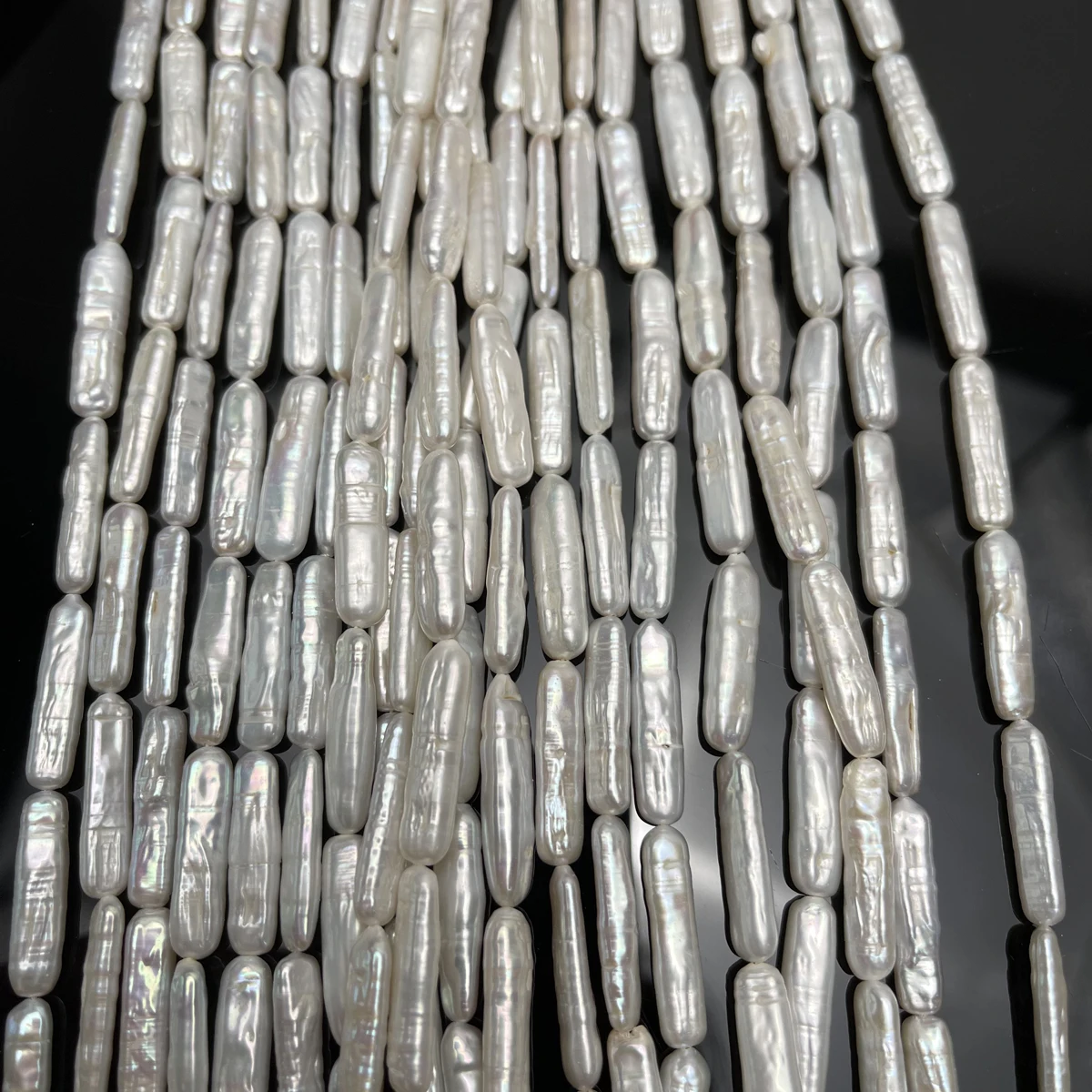 High-quality White Pipa Pearls 100% Natural Freshwater Pearls Loose Beads for Jewelry Making DIY Necklaces Bracelets Accessories