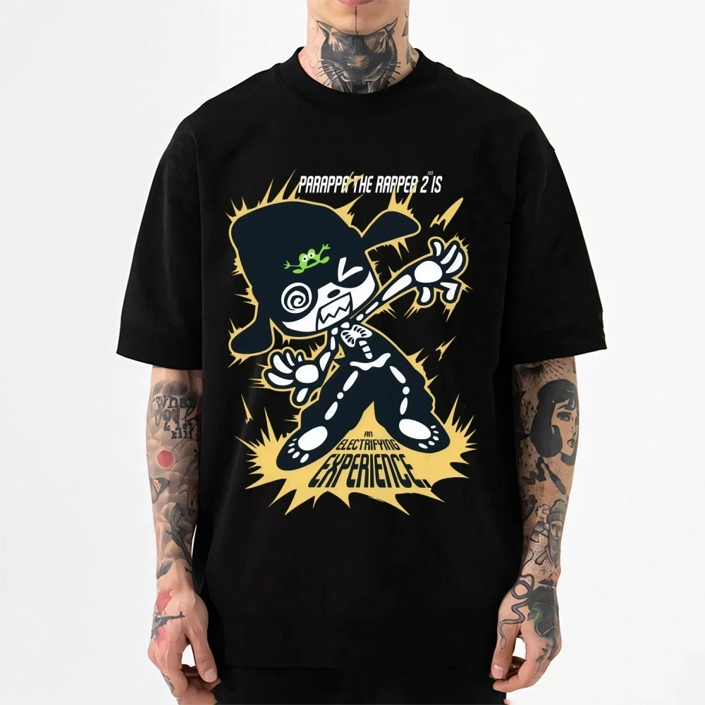 Parappa The Rapper Japanese Style Classic Tee High-quality Streetwear Is Suitable for Both Men Women 2026 New Summer T-shirts