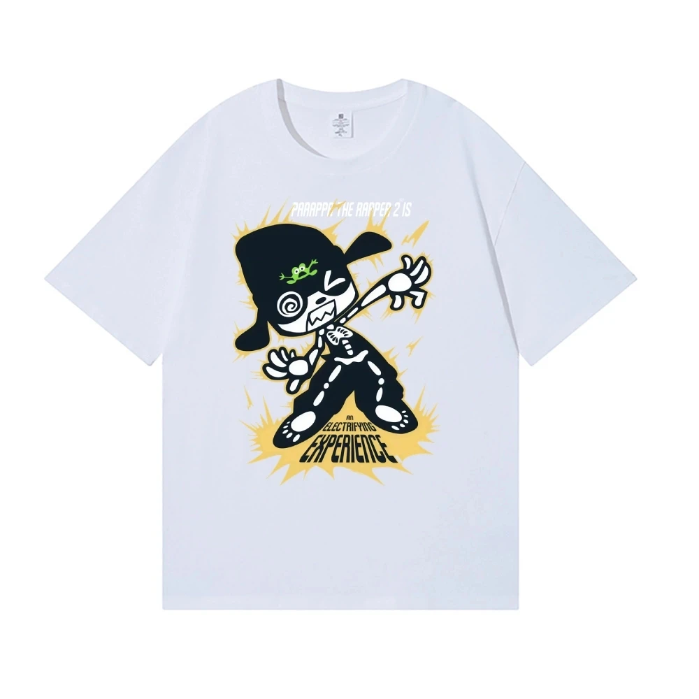 Parappa The Rapper Japanese Style Classic Tee High-quality Streetwear Is Suitable for Both Men Women 2026 New Summer T-shirts
