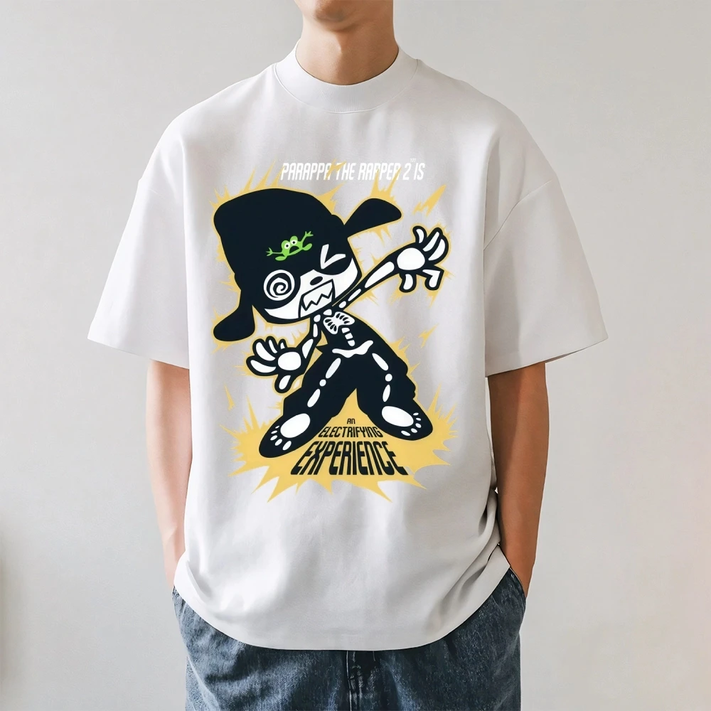 Parappa The Rapper Japanese Style Classic Tee High-quality Streetwear Is Suitable for Both Men Women 2026 New Summer T-shirts