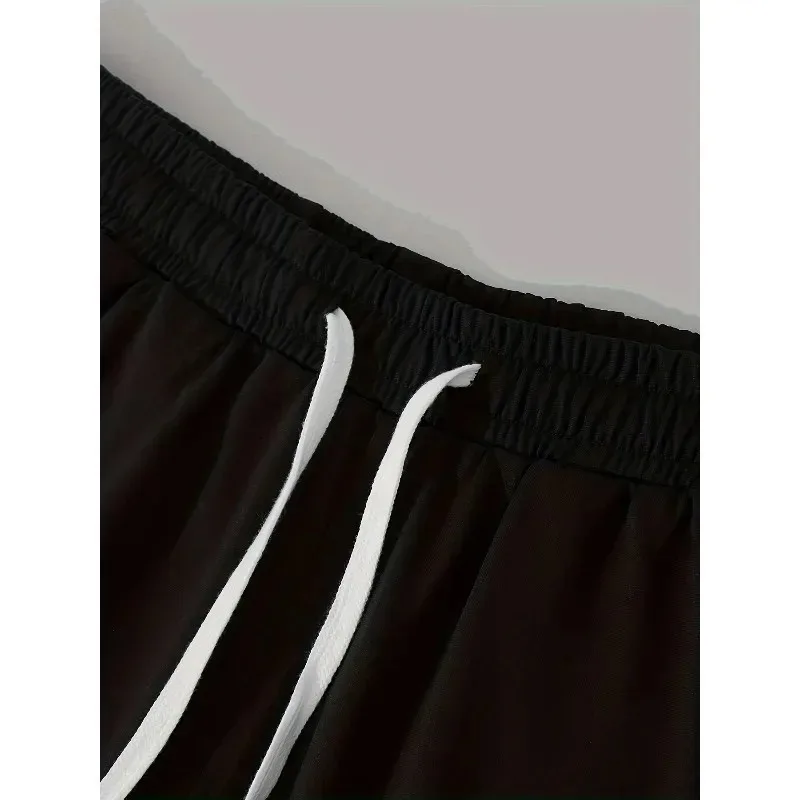 American retro high street breathable quick drying sports shorts, summer star printed men's and women's shorts, loose fit
