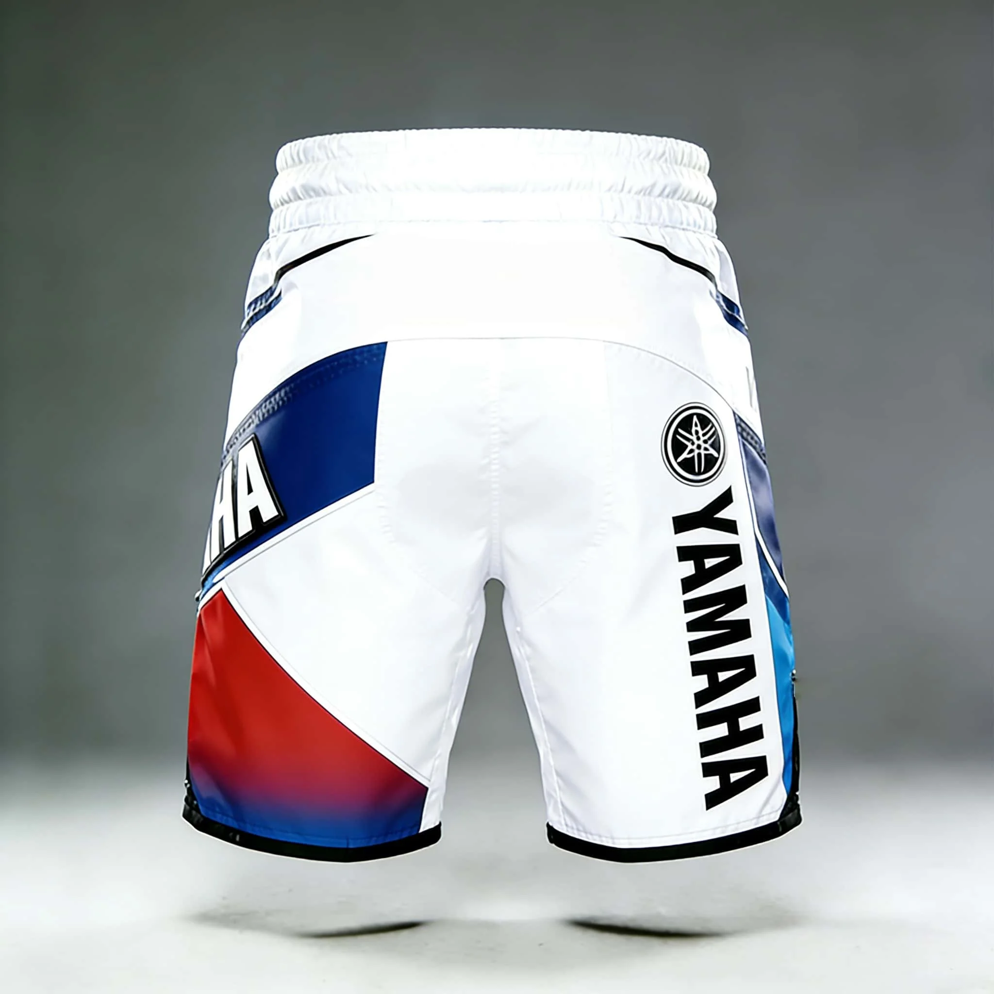 2026 Summer New Yamaha White Flame Fashion Sports Outdoor Fitness Shorts, Men Women Casual Motorcycle Riding Shorts