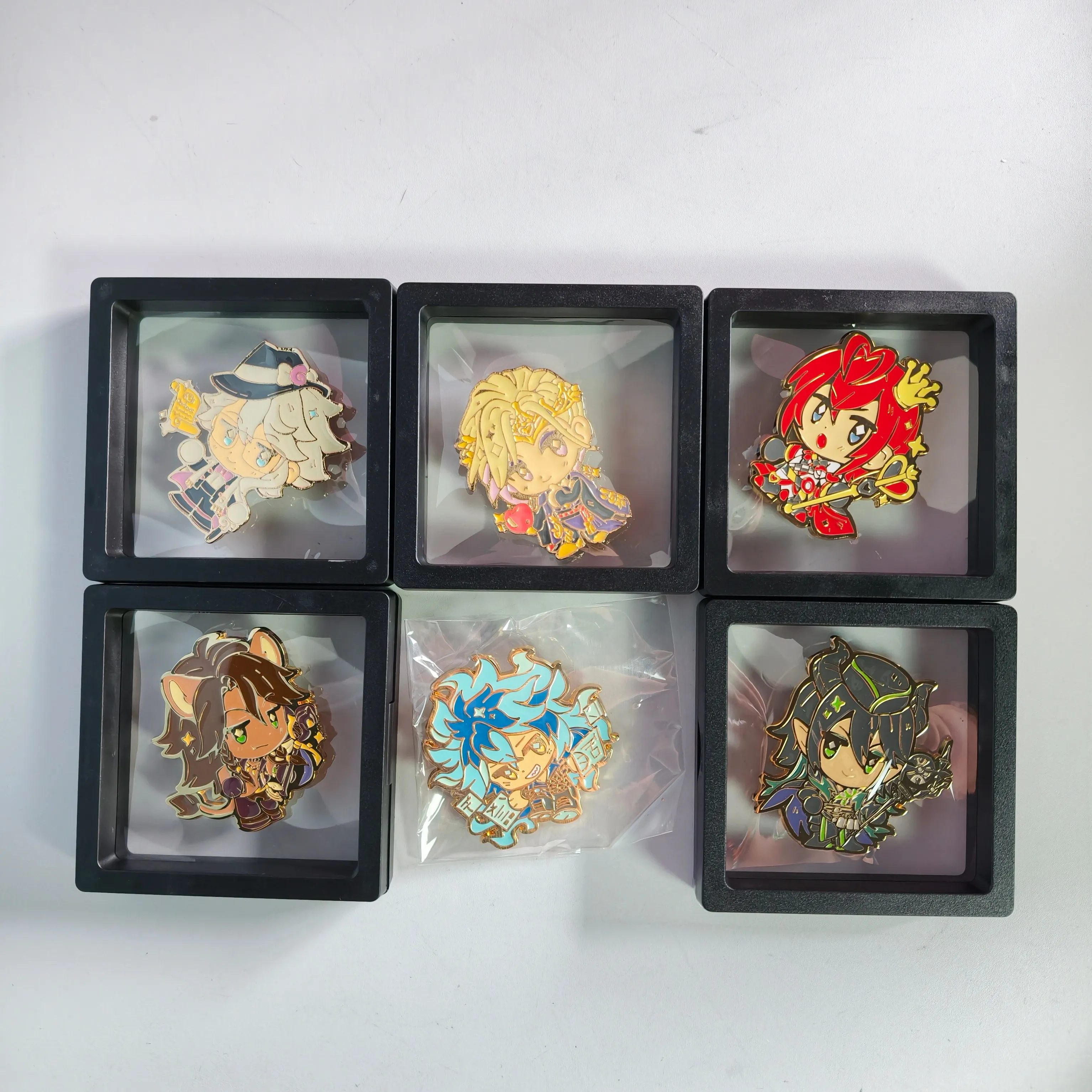Fashion Metal Enamel Brooches | Anime Style Lapel Pins for Bags, Jeans & DIY Accessories