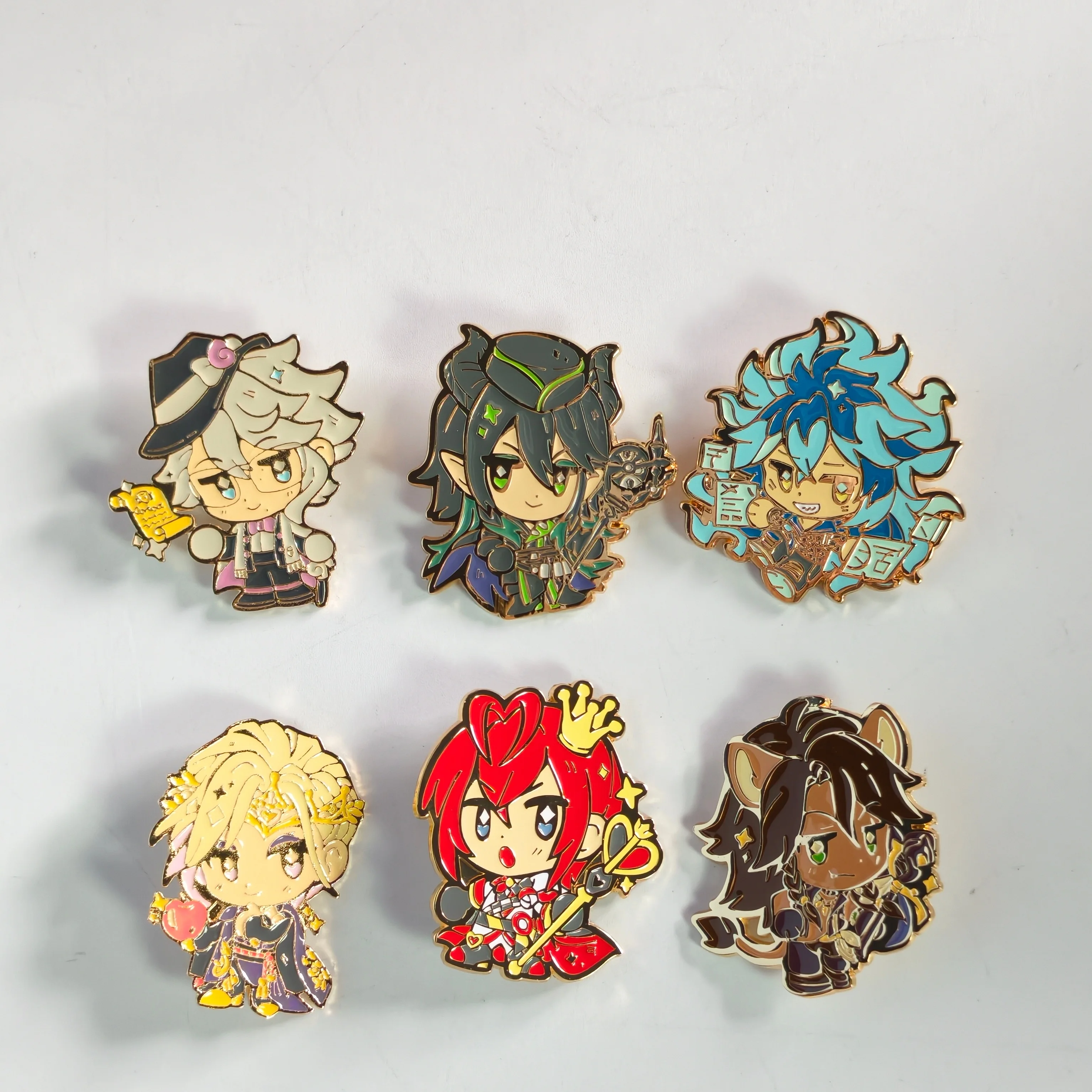 Fashion Metal Enamel Brooches | Anime Style Lapel Pins for Bags, Jeans & DIY Accessories