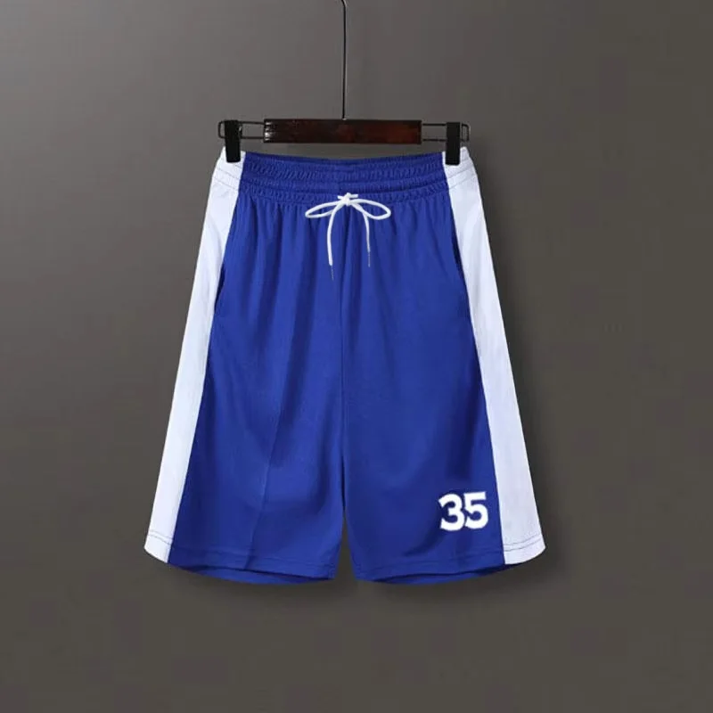 MANBA Basketball Shorts, Sports Shorts, Men's Fitness Running Training Pants, Loose Quick Drying Knee High Five Quarter Pants