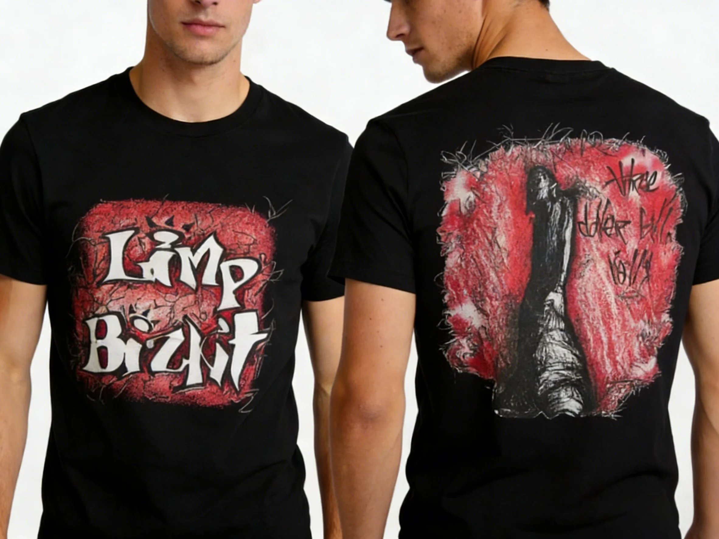 2026 Limp Bizkit Limp Baztit Band OS Trendy Rock Punk Short Sleeve American Short Sleeve T-Shirt Men Women Summer Cotton TShirt